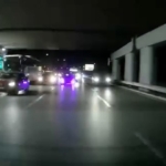 Makas atarak trafiği tehlikeye düşüren araç kamerada