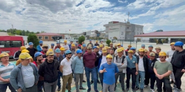 Edirne’de madencilik işçileri maaş ve tazminat iddiasıyla greve çıktı