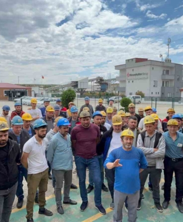 Edirne’de madencilik işçileri maaş ve tazminat iddiasıyla greve çıktı