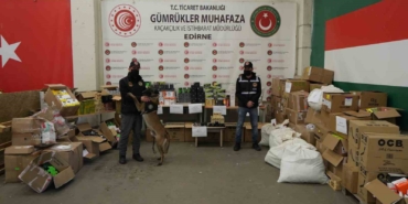 Kapıkule’de dev operasyon: Milyonlarca liralık kaçak eşya ve uyuşturucu ele geçirildi