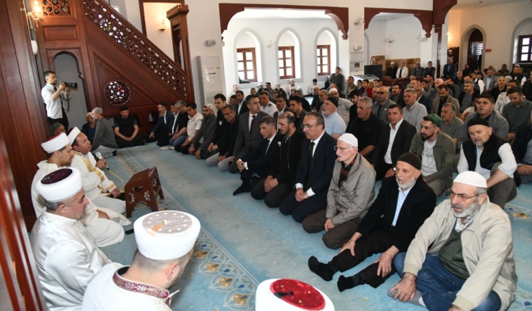 Çorlu’da şehit polisler için mevlit programı düzenlendi