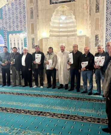 İl Müftüsü Dilek sabah namazı buluşmasına katıldı