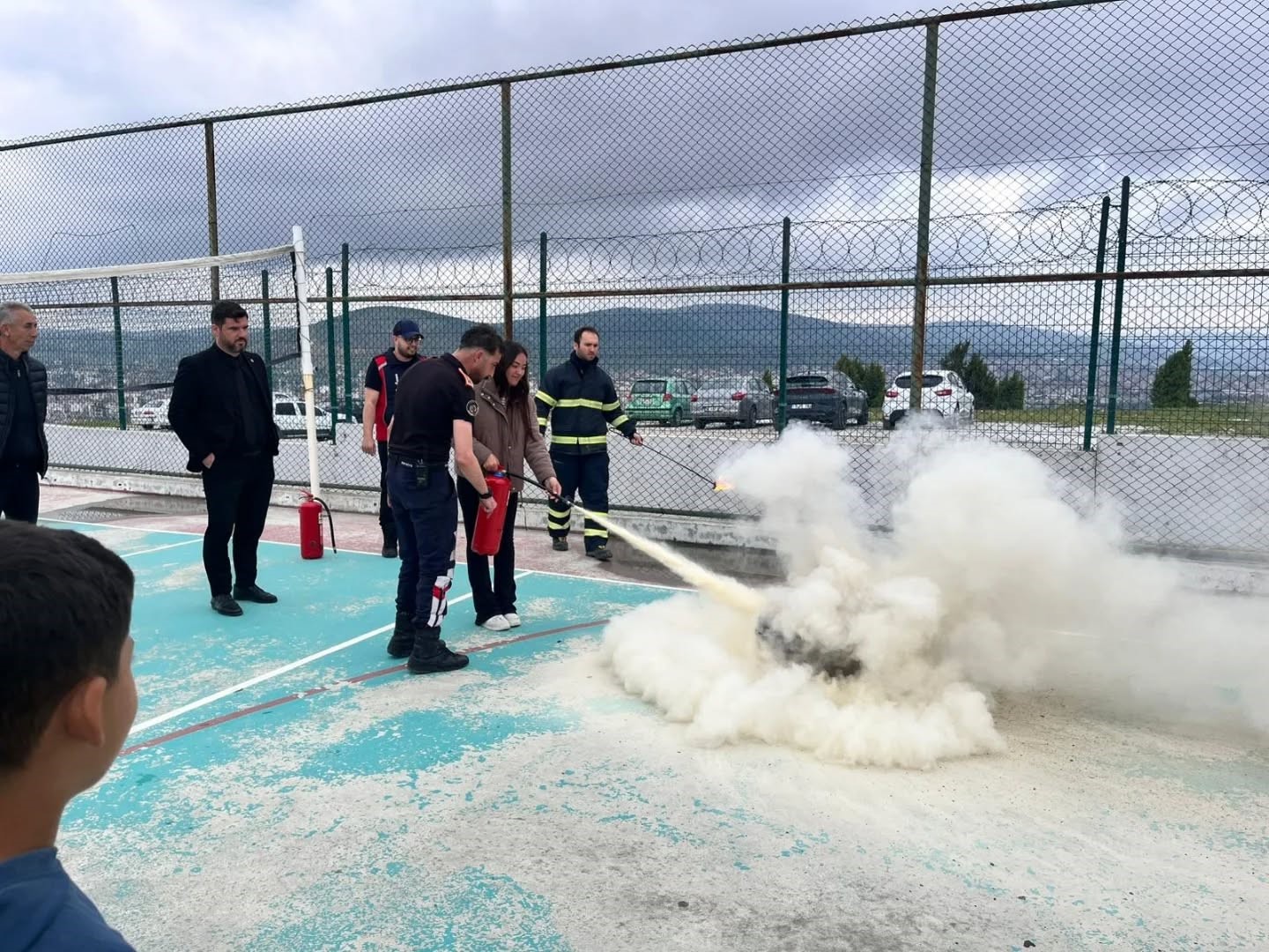 Bilecik’te çocuklara yangın eğitimi