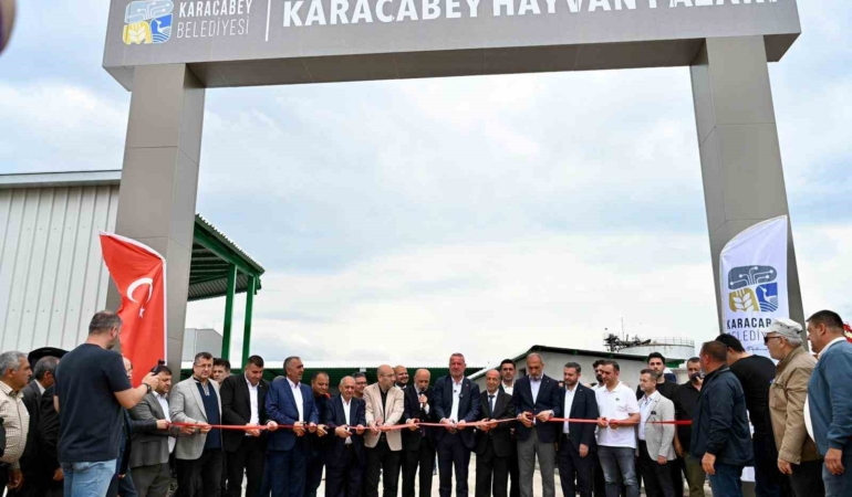 Karacabey Belediyesi hayvan pazarı hizmete açıldı
