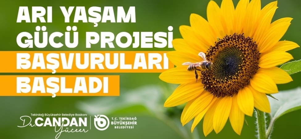 Tekirdağ’da arıcılara yem desteği başvuruları başladı