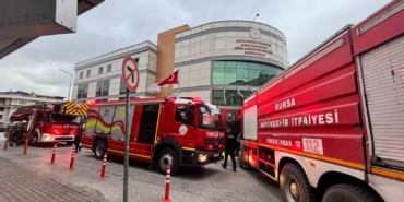 Bursa’da hastanede yangın paniği