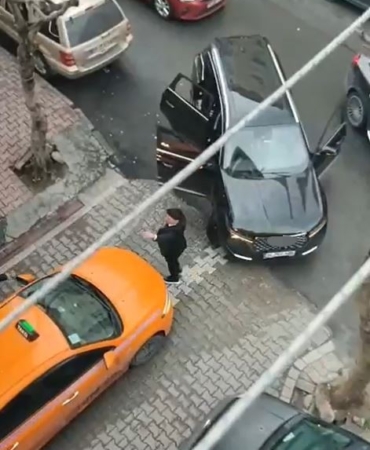 Düğün konvoyundakiler ters yöne girdi ortalık karıştı
