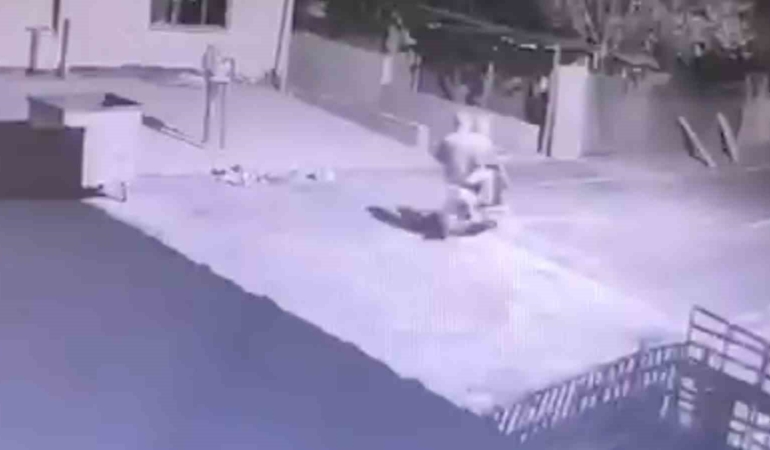 Kapaklı’da motosikletli hırsızlar inşaattan kablo çaldı