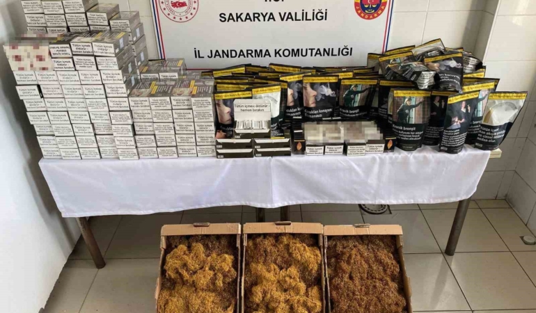 Sakarya’da on binlerce makaron ele geçirildi