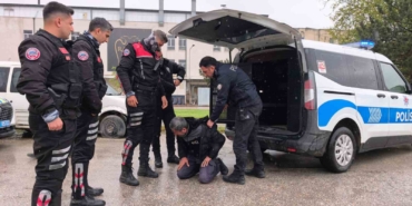 Ehliyetsiz sürücü zorluk çıkarınca biber gazı yedi