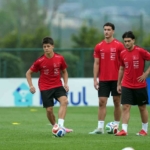 A Mili Futbol Takımı, iki günlük iznin ardından çalışmalara başladı
