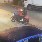 Kurşunlama olayı güvenlik kamerasına yansıdı