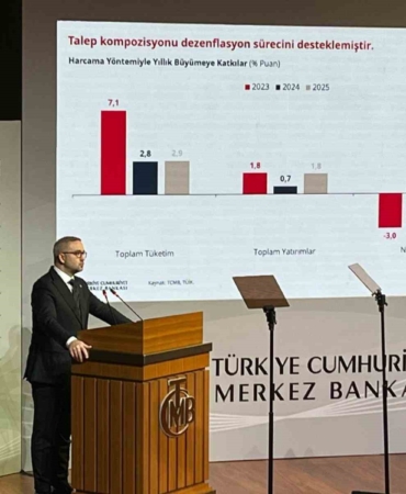 MB Başkanı Karahan: "Eflasyonun 2026 yıl sonunda yüzde 26, 2027 yıl sonunda ise yüzde 15 olarak gerçekleşeceğini tahmin ediyoruz"