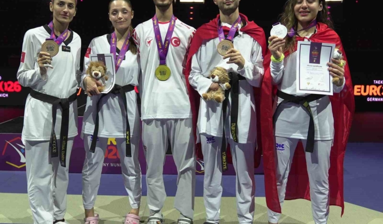 Milli taekwondoculardan 5 madalya