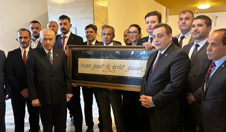 İl Başkanından Bahçeli’ye ziyaret