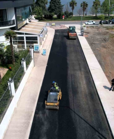Başiskele Sahili’nde trafik ve yaya düzeni yenileniyor