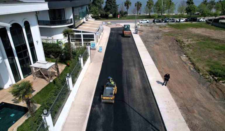 Başiskele Sahili’nde trafik ve yaya düzeni yenileniyor