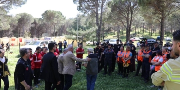 Kazdağları’nda gerçeğini aratmayan arama kurtarma tatbikatı