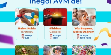 İnegöl AVM’den 15’inci yıla özel etkinlikler
