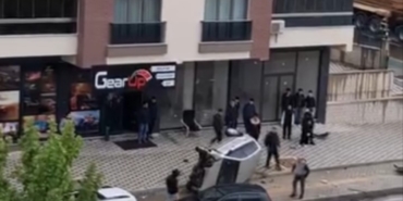 Bursa’da kontrolden çıkan otomobil takla attı