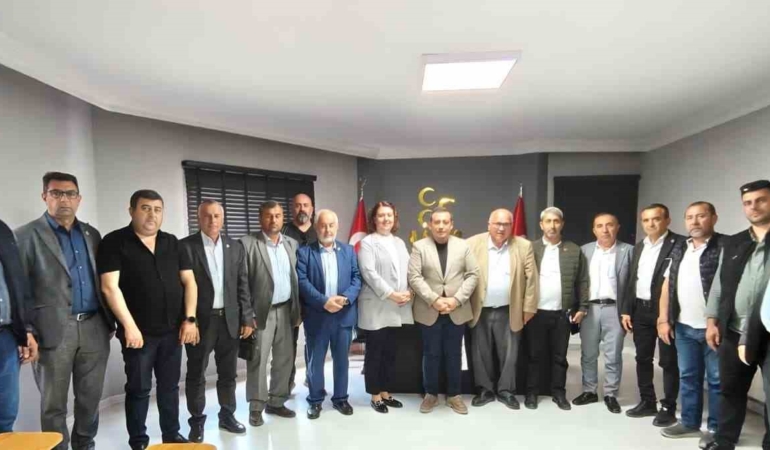MHP İl Başkanı Özkan muhtarlarla bir araya geldi