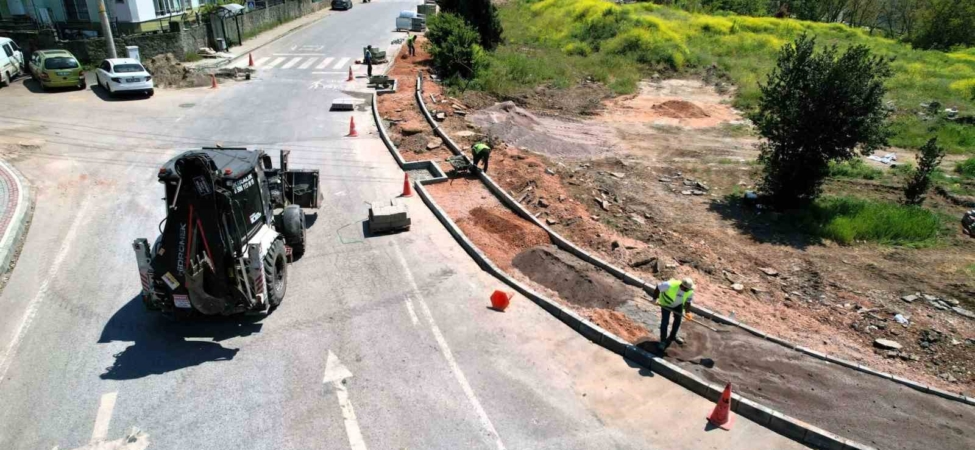 Başiskele’de trafiği rahatlatacak kavşak düzenlemesinde sona yaklaşılıyor