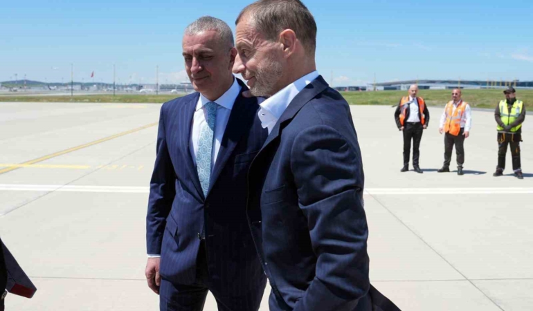 UEFA Başkanı Aleksander Ceferin, İstanbul’a geldi