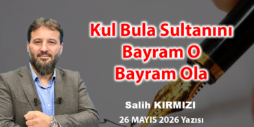 SALİH KIRMIZI KÖŞE YAZISI