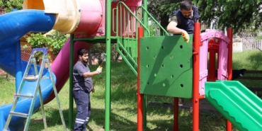 Kartepe’de çocuk parkları yenileniyor