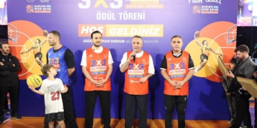 ‘3X3 Uluslararası Basketbol Turnuvası’ nefes kesti