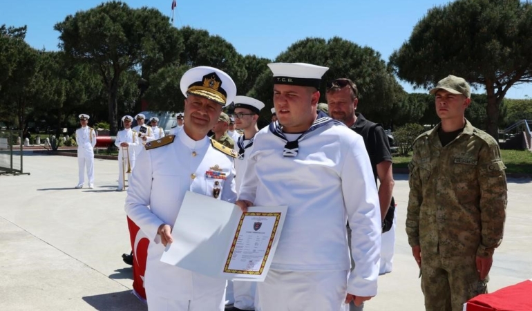 Çanakkale’de engelli gençler askerlik heyecanını yaşadı