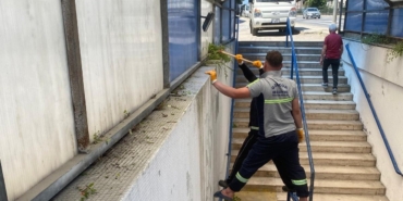 Gölcük’te bayram öncesi temizlik çalışması