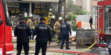Maltepe’de depo yangını