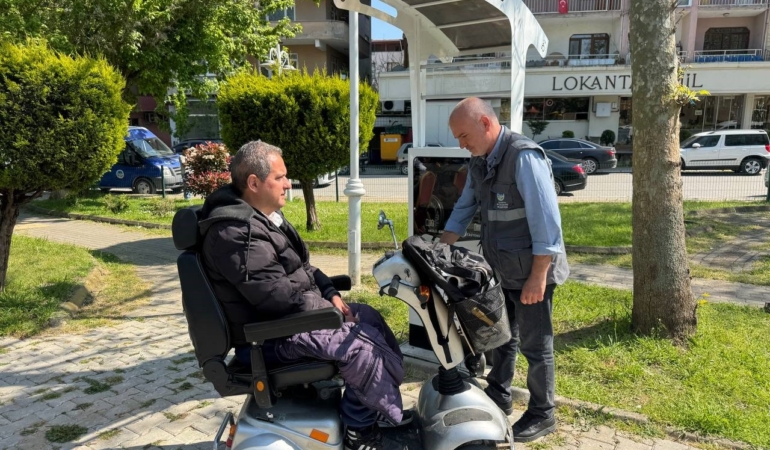 Sapanca’da engelli araç şarj istasyonu kuruldu