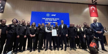 İstanbul’da 2 bin 141 arama kurtartma gönüllüsü AFAD peçini taktı