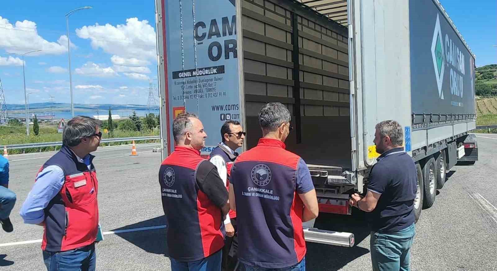 Çanakkale’de Kurban Bayramı öncesi denetimler devam ediyor