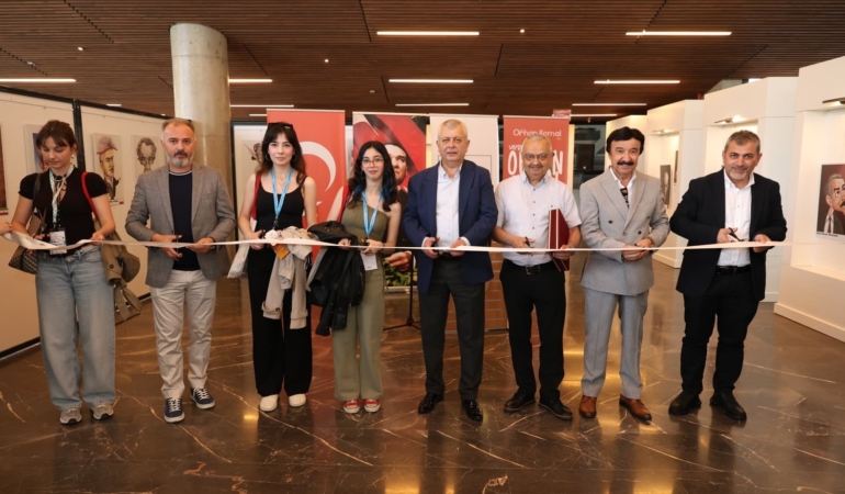 Uluslararası Orhan Kemal Karikatürleri Sergisi Osmangazi’de açıldı