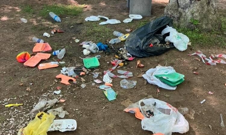 Bursa’da mesire alanı bir günde çöplüğe döndü