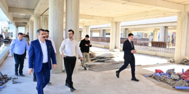 Yavuzselim Kapalı Pazar Alanı’nda yol yarılandı