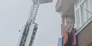 Terasta yangın paniği