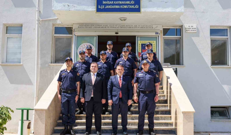 Vali Sözer’den İnhisar Jandarmasına bayram ziyareti
