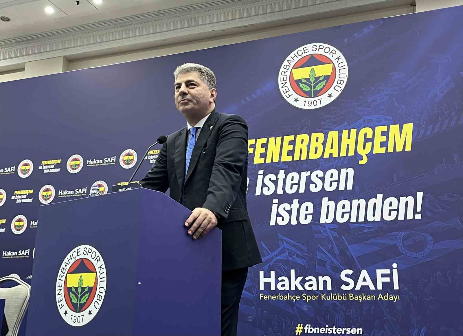 Hakan Safi: "Tarihin en iyi kadrolarından birini kuracağız"