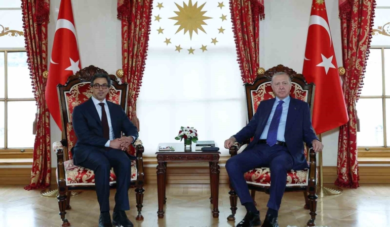 Cumhurbaşkanı Erdoğan, BAE Devlet Başkan Yardımcısı Al Nahyan’ı kabul etti