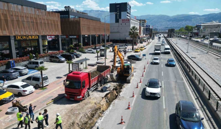 Büyükşehir Bursa’nın yeni yerleşimlerinde altyapıyı güçlendiriyor