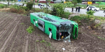 Çanakkale’de tur otobüsü devrildi: 46 yaralı