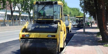 İstanbul Yolu’nda hummalı asfalt çalışması