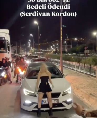 Trafikte dans pahalıya patladı: Aynı videoyu "Bedel ödendi" notuyla yeniden paylaştı