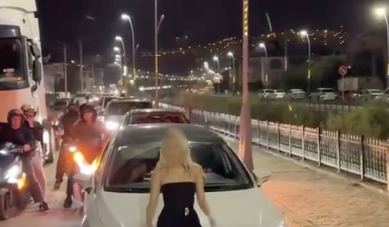 Trafikte dans pahalıya patladı: Aynı videoyu "Bedel ödendi" notuyla yeniden paylaştı