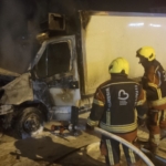 Bandırma’da korkutan araç yangını