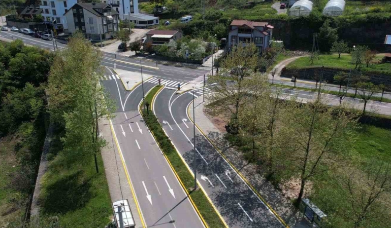 Başiskele’de yeni kavşak hizmete açıldı